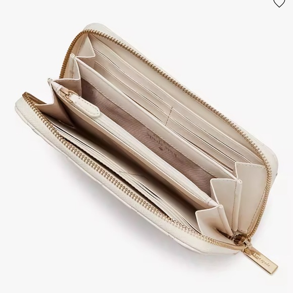 Kate spade continental large white wallet - Picture 4 of 11